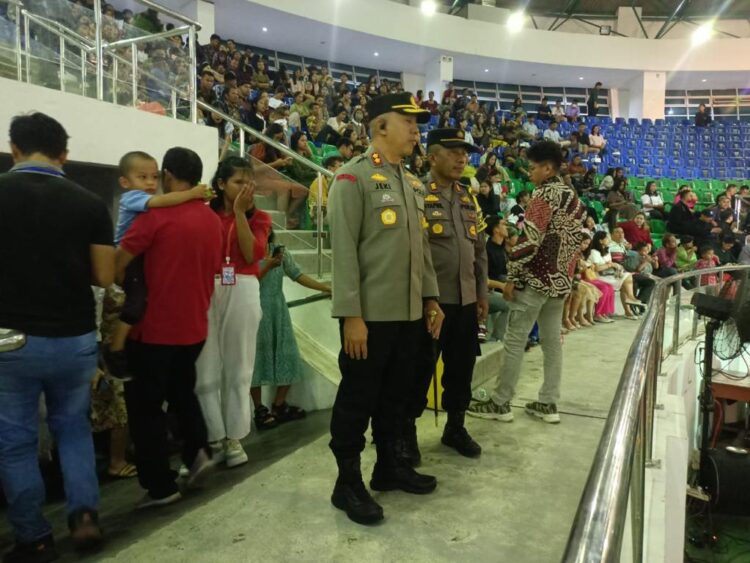 Pastikan natal 2023 Aman, Kapolresta Pekanbaru Pantau Perayaan Natal Agung Oikoumene