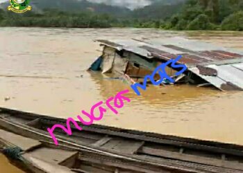 Sungai Subayang Meluap, 3 Unit Rumah Warga Hanyut Terseret Banjir