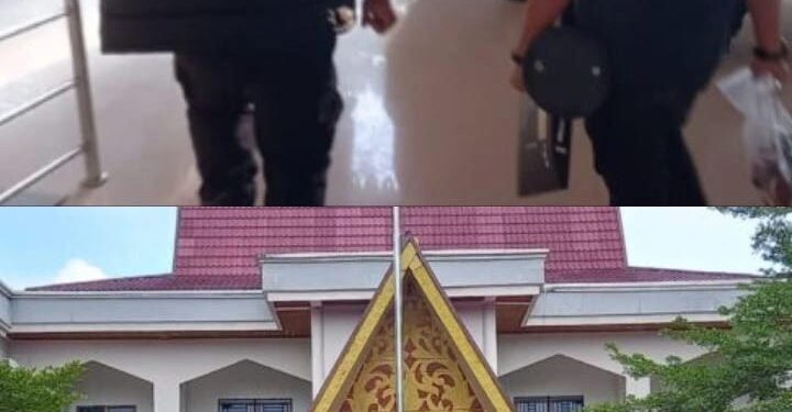 Kantor Cipta Karya Rokan Hulu Di Grebek Polisi