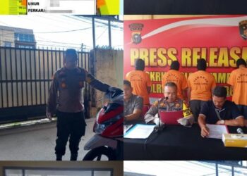 Pelaku Curat di Tangkap Satres Polsek Tampan