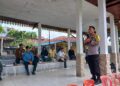 Polsek Senapelan Gelar Simulasi Pengawalan Logistik Pemilu Dan Pengamanan TPS