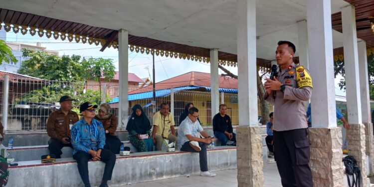Polsek Senapelan Gelar Simulasi Pengawalan Logistik Pemilu Dan Pengamanan TPS