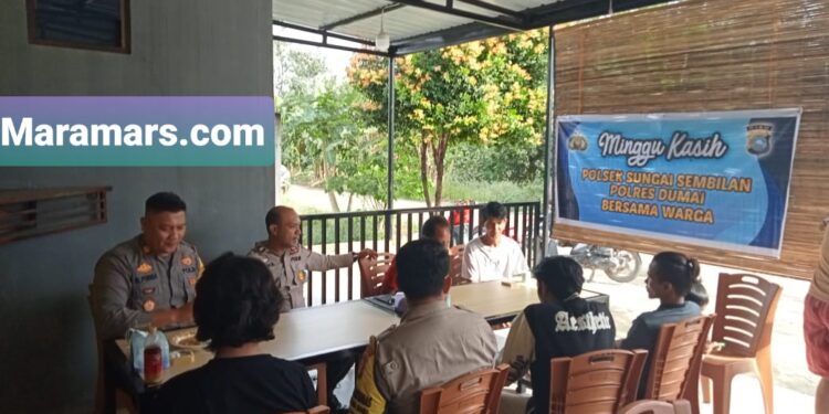 Polsek Sungai Sembilan Gelar Tatap Muka Dengan Masyarakat