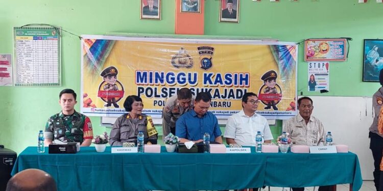 Kapolsek Sukajadi Kompol J Sitanggang, S.H, M.H., Cooling System Minggu Kasih