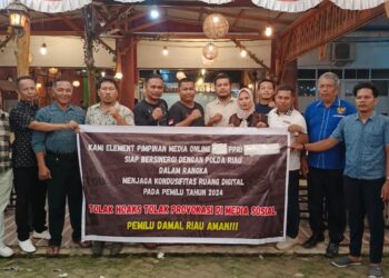 Direktorat Intelkam Polda Riau Silahturahmi Bersama” DPP PPRI Dalam Rangka Cooling System Pemilu 2024