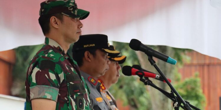 Sukseskan Pemilu 2024″ Porkopimda Kota Pekanbaru Apel Gelar Pasukan