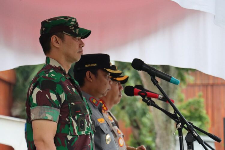 Sukseskan Pemilu 2024″ Porkopimda Kota Pekanbaru Apel Gelar Pasukan