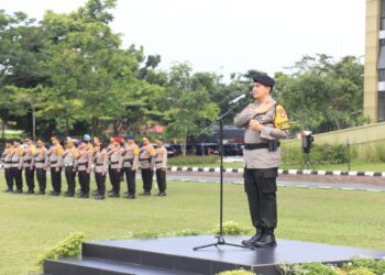 Kapolda Riau Apresiasi Dedikasi Personel BKO Pasca PAM TPS Pemilu 2024