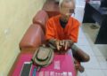 Kakek Bau Tanah Ditangkap Polsek Siak Hulu Terkait Shabu-shabu