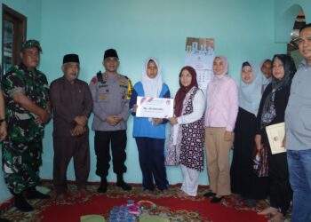 Anggota KPPS Meninggal Dunia” Kapolres Inhu Serahkan Santunan