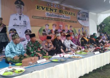 Even Budaya Balimau Kasai Masyarakat Kelurahan Sialang Munggu Tobek Godang 1445 H/2024 M Meriah