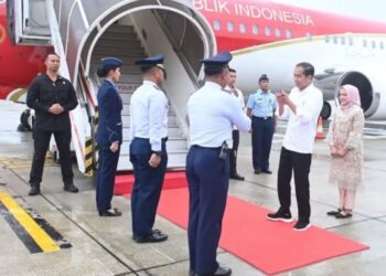 Presiden Jokowi dan Ibuk Iriana Kunker ke Sumut” Pabrik Percontohan Minyak Makan Merah Diresmikan