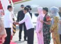 Presiden Jokowi dan Ibu Iriana Tiba di Bandara Internasional Kualanamu Sumut