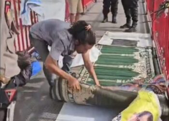 Polsek Tampan, Tertipkan Preman Tidur di JPO (Jembatan Penyebrangan Orang)