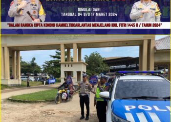 Satgas Preemptif Polres Kuansing Gencarkan Keselamatan Berlalu Lintas Dalam Rangka Operasi Keselamatan Lacang Kuning 2024