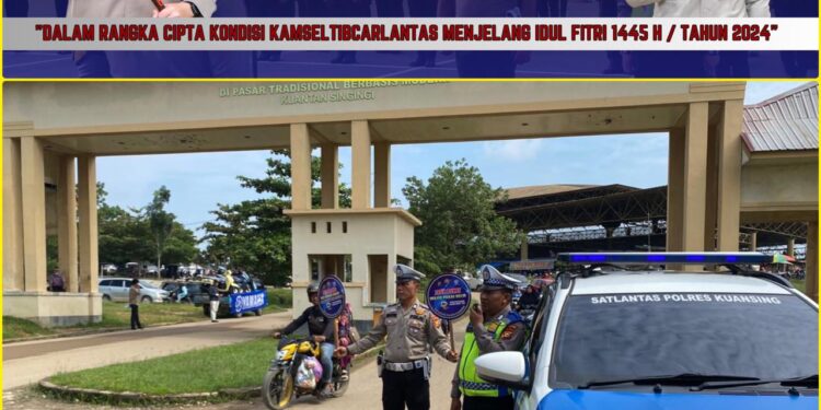 Satgas Preemptif Polres Kuansing Gencarkan Keselamatan Berlalu Lintas Dalam Rangka Operasi Keselamatan Lacang Kuning 2024