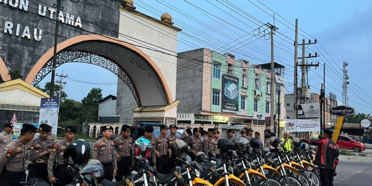 Sat Samapta dan Satlantas Polresta Pekanbaru Gelar Ops Tertib Ramadhan LK 2024, Tindak Tegas Pelaku Bali