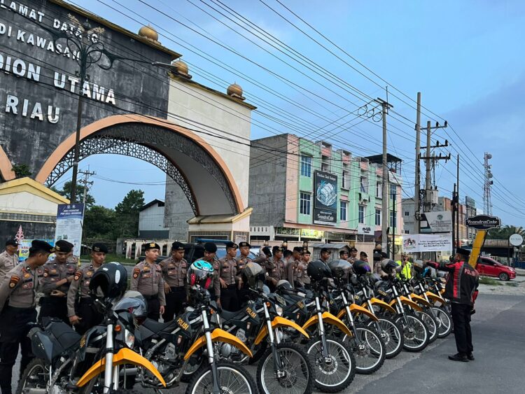 Sat Samapta dan Satlantas Polresta Pekanbaru Gelar Ops Tertib Ramadhan LK 2024, Tindak Tegas Pelaku Bali