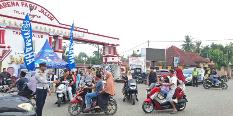 Patroli Rutin Sat Samapta Polres Kuansing Tingkatkan Keamanan di Bulan Ramadhan