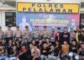 Satlantas Polres Pelalawan Deklarasi Tertib Lalu lintas Dengan Komunitas Motor