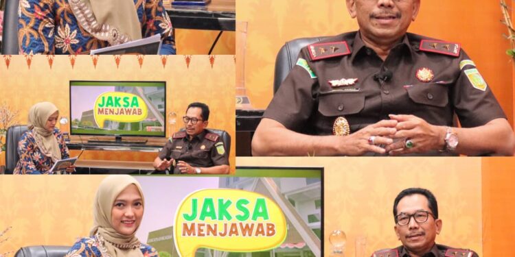 Kajati Riau Jadi Narasumber Dalam Program “Jaksa Menjawab” di Riau Televisi