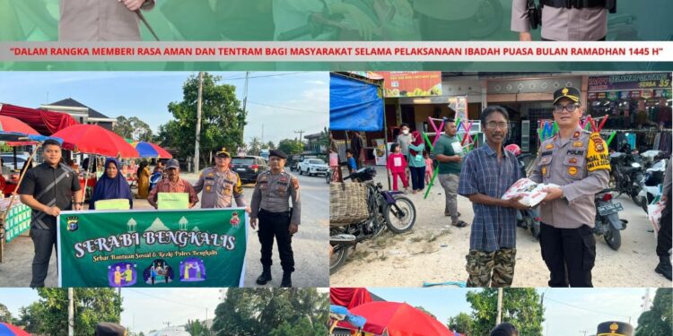 kegiatan Operasi Tertib Ramadhan Brerupa Sebar Bantuan Sosial dan Rezeki Polres Bengkalis