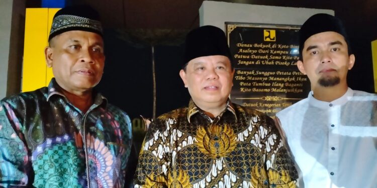 Pucuk Adat Kenegrian Tambang Terantang Buka Bersama Dengan Tokoh Masyarakat Tambang