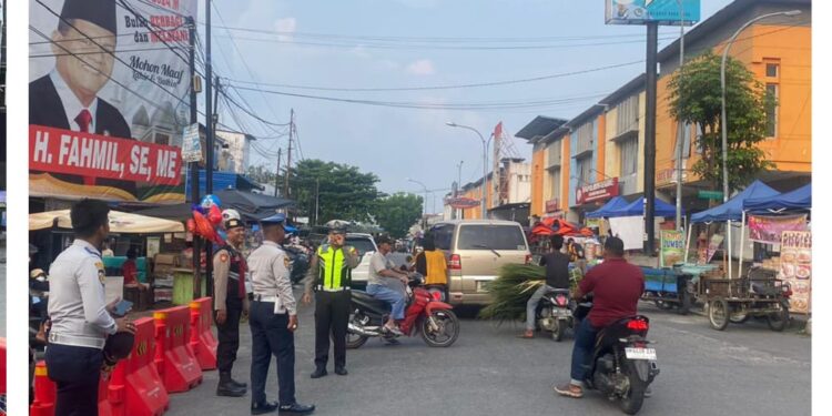 Kapolres Kampar Laksanakan GATUR Lalin Serta PAM Ramadhan