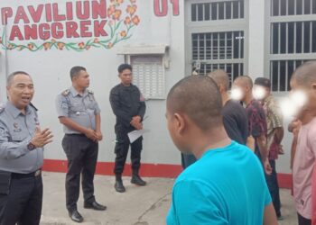 Kasi Binadik dan Jajaran Berikan Informasi Terkait Pembinaan Kepada Tahanan Mapenaling