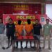 Tim Mata Elang Sat Res Narkoba Polres Kuansing Berhasil Mengungkap Kasus Tindak Pidana Narkotika Jenis Daun Ganja Kering