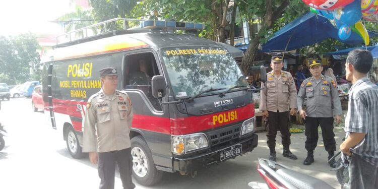 Antisipasi Tindak Kejahatan,Sat Binmas Polresta Pekanbaru OTR LK 2024