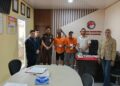Satnarkoba dan Polsek Kampar Kiri Hilir Musnahkan Barang Bukti Narkoba Sabu-sabu