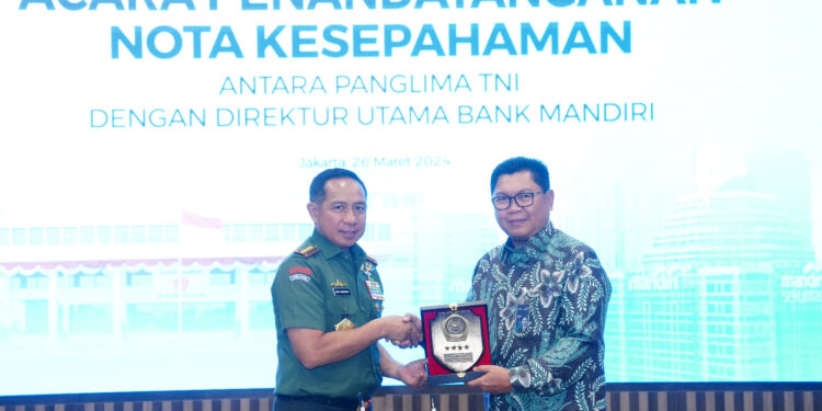 Pererat Kerjasama Layanan Jasa Perbankan, Panglima TNI Tandatangani MOU Dengan Bank BRI, Mandiri dan BNI