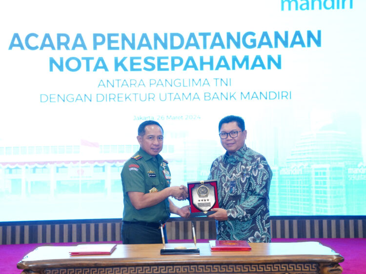 Pererat Kerjasama Layanan Jasa Perbankan, Panglima TNI Tandatangani MOU Dengan Bank BRI, Mandiri dan BNI