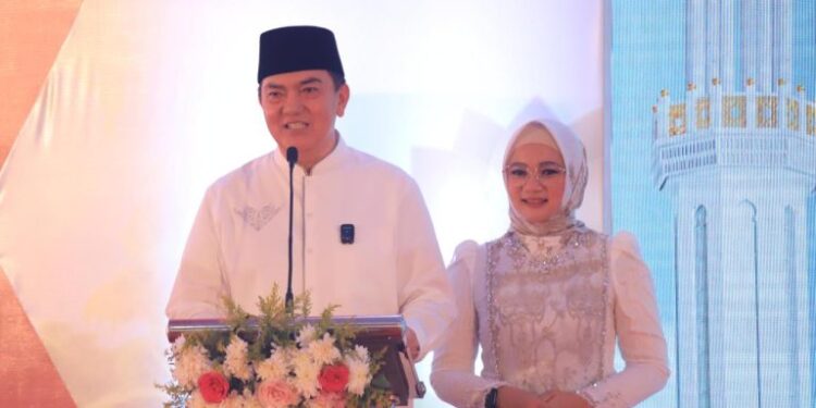 Sinergi TNI-Polri Dan Peran Ayah Dalam Acara Silaturahmi Dan Buka Puasa HUT Ke-44 Yayasan Kemala Bhayangkari Riau