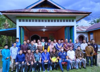 Dinas Koperasi UKM Rohul Studi Banding ke Bandar Laksamana di Bengkalis