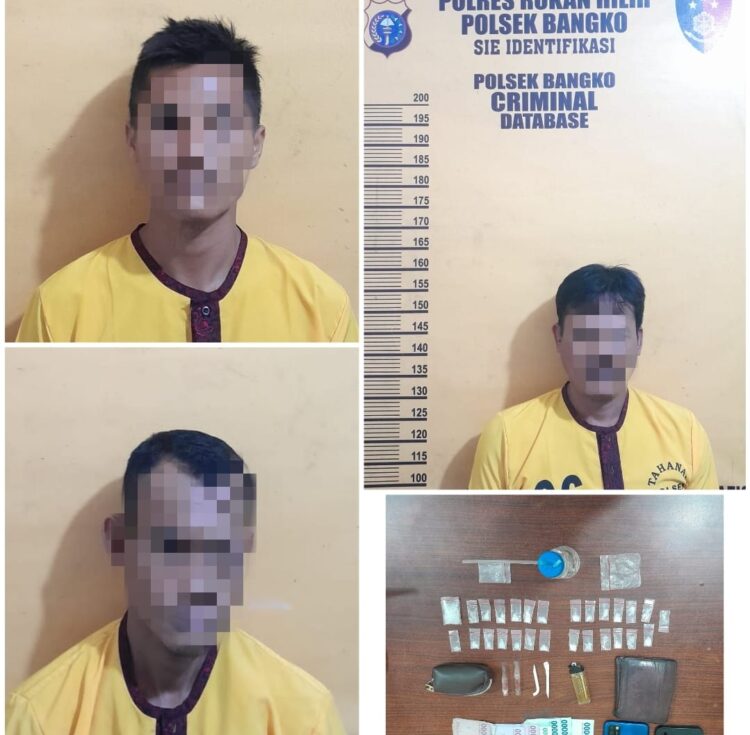 Unit Reskrim Polsek Bangko Ringkus Tiga Orang Pelaku Penyalahguna Narkoba