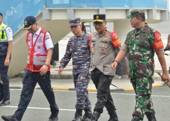 Danrem 132/Tdl Lepas Keberangkatan Presiden RI Jokowi Menuju Toli-toli