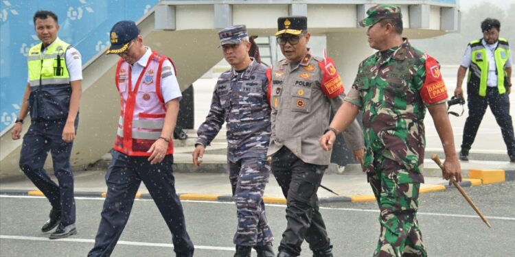 Danrem 132/Tdl Lepas Keberangkatan Presiden RI Jokowi Menuju Toli-toli