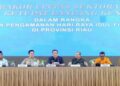 Polda Riau Gelar Rapat Lintas Sektoral Operasi KLK 2024