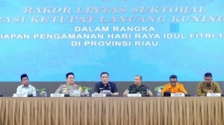 Polda Riau Gelar Rapat Lintas Sektoral Operasi KLK 2024