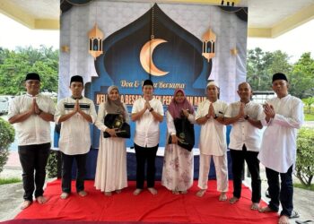 Personil Polsek Perhentian Raja dan Bhayangkari Ranting Perhentian Raja, adakan buka puasa