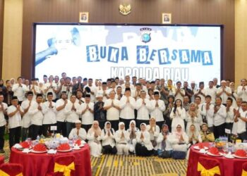 Buka Bersama Kapolda Riau Irjen Pol, H, Mohammad Iqbal, S.I.K., M.H Bersama Wartawan Mitra Polda Riau di Hotel Grent Ellite Pekanbaru