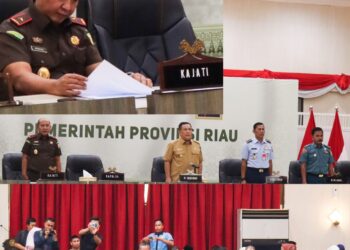 Wakajati Riau Hadiri Rakor Ketersediaan Bahan Pokok & Kesiapan Arus Mudik Lebaran Tahun 2024 Provinsi Riau