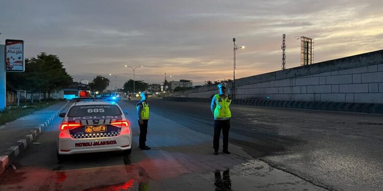 Satgas Preventif Polda Riau OTR LK 2024 Laksanakan Gatur Lalin, Patroli dan Pengamanan