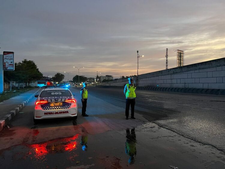Satgas Preventif Polda Riau OTR LK 2024 Laksanakan Gatur Lalin, Patroli dan Pengamanan