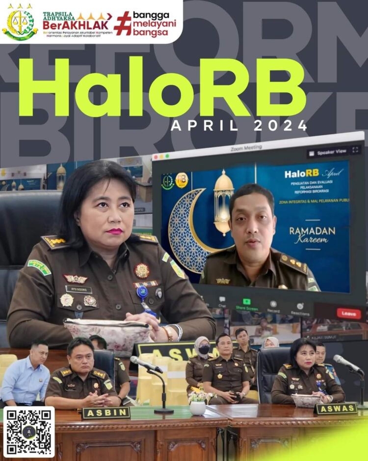Aswas Kejati Riau Ikuti Kegiatan Halo RB Secara Virtual