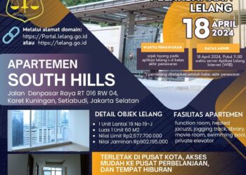 Badan Pemulihan Aset Akan Melaksanakan Aanwijzing Atas Barang Rampasan 4 Unit Apartemen Dalam Perkara PT Asabri