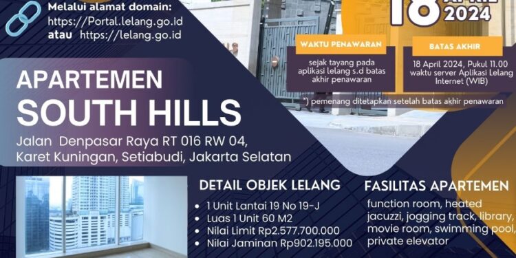 Badan Pemulihan Aset Akan Melaksanakan Aanwijzing Atas Barang Rampasan 4 Unit Apartemen Dalam Perkara PT Asabri