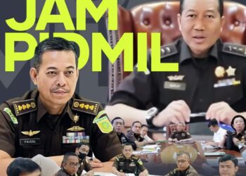 Aspidmil Kejati Riau mengikuti Pengarahan & Evaluasi Kinerja Triwulan I bersama JAM Pidmil